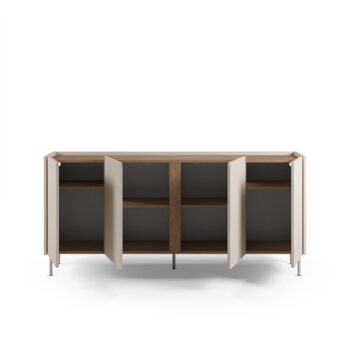 Komoda v dekore duba v krémovo-prírodnej farbe 180x82x40 cm Lucile – Marckeric - Image 4