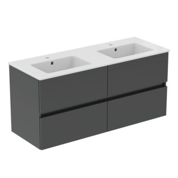 Sivá závesná skrinka pod umývadlo 120x55 cm Eurovit+ – Ideal Standard – Obrázok 3