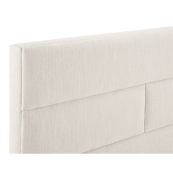 Béžové čalúnené čelo postele 160x120 cm NY - Cosmopolitan Design - Image 5