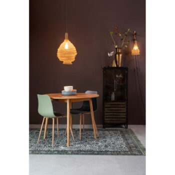 Oceľová vysoká váza v zlatej farbe (výška 56 cm) Dunja – White Label – Obrázok 5