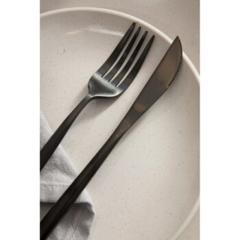 Čierny antikoro príbor 16 ks Modern retro – Premier Housewares - Image 6