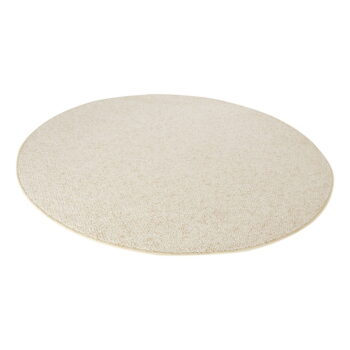 Krémový okrúhly koberec ø 133 cm Wolly – BT Carpet - Image 5