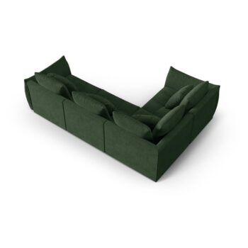 Tmavozelená rohová pohovka (ľavý roh/do L) Bloom – Micadoni Home – Obrázok 4