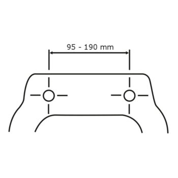 Biele WC sedadlo s jednoduchým zatváraním Wenko Samos, 44,5 x 37,5 cm – Obrázok 4