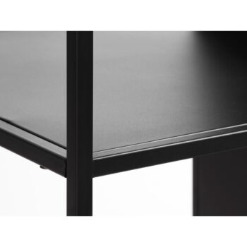 Čierna kovová knižnica 80x180 cm Malibu - Unique Furniture - Image 8