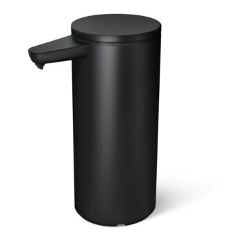 Matne čierny bezdotykový oceľový dávkovač mydla 414 ml – simplehuman - Image 2