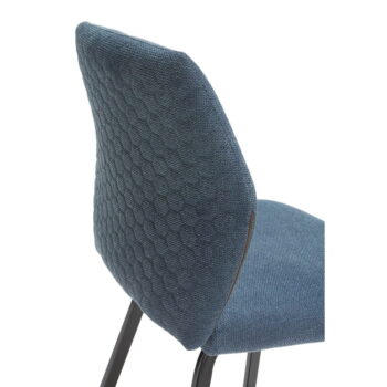 Svetlomodré barové stoličky v súprave 4 ks 65 cm Bei - Marckeric – Obrázok 6