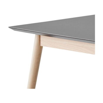 Rozkladací jedálenský stôl v antracitovo-prírodnej farbe 90x165 cm Meza – Hammel Furniture - Image 4