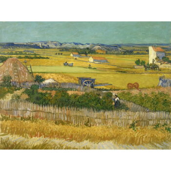 Obraz - 40x30 cm reprodukcia The Harvest, Vincent van Gogh – Fedkolor