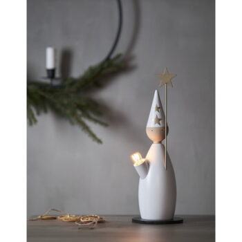 Biela svetelná dekorácia s vianočným motívom ø 12 cm Lucia Classic – Star Trading - Image 3