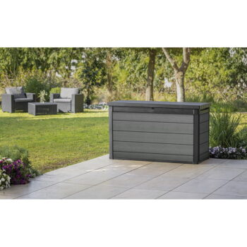Sivý záhradný úložný box Cortina – Keter - Image 2