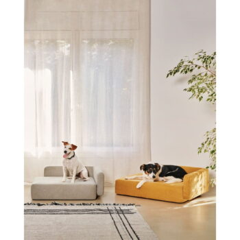 Pelech pre psov v horčicovej farbe 73x60 cm Bowie - Kave Home – Obrázok 3