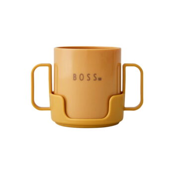 Horčicovožltý detský hrnček Design Letters Mini Boss - Image 5