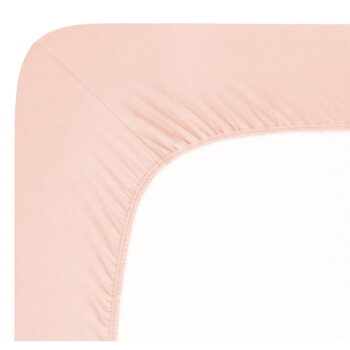 Svetloružová napínacia plachta jersey 180x200 cm Boxspring – Andrea Simone - Image 2