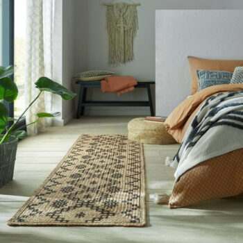Jutový behúň v prírodnej farbe 60x230 cm Rowen – Flair Rugs - Image 2