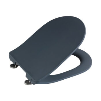 Sivé WC sedadlo Wenko Sedilo Grey, 45,2 × 36,2 cm – Obrázok 2