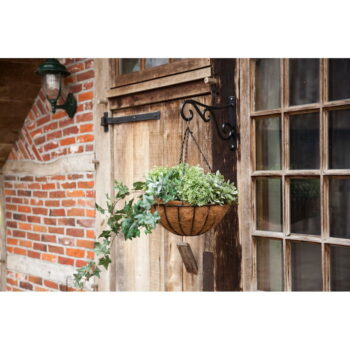Kovový závesný a nástenný  kvetináč ø 36 cm – Esschert Design - Image 5