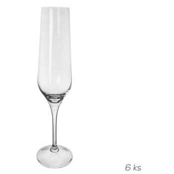 Poháre v súprave 6 ks na sekt 195 ml Rebecca – Orion - Image 2