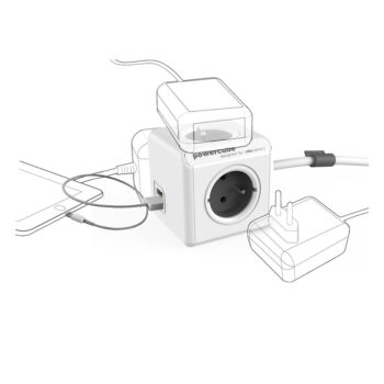 Rozbočovacia zásuvka PowerCube Extended USB – Cubenest - Image 6