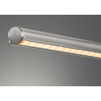 LED stolová lampa v striebornej farbe s kovovým tienidlom (výška  49 cm) Nami – Fischer & Honsel - Image 6
