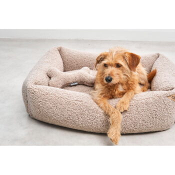 Béžový pelech pre psa z materiálu buklé 93x120 cm Senso Greige L – MiaCara - Image 2