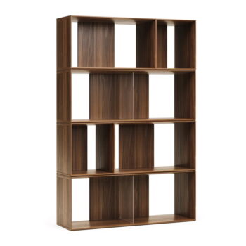Modulárny policový systém v dekore orecha v prírodnej farbe 6 ks 101x152 cm Litto – Kave Home - Image 2