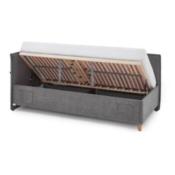 Sivá detská posteľ s úložným priestorom 90x200 cm Fun – Meise Möbel – Obrázok 6