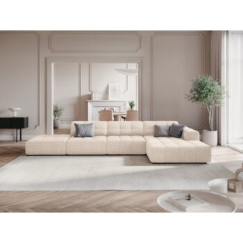 Krémová rohová pohovka (pravý roh) Chicago – Cosmopolitan Design - Image 5
