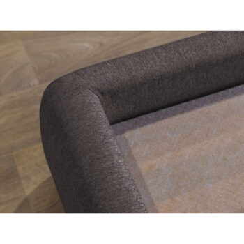 Tmavosivá čalúnená dvojlôžková posteľ s úložným priestorom a roštom 180x200 cm Garancia – Bobochic Paris - Image 2