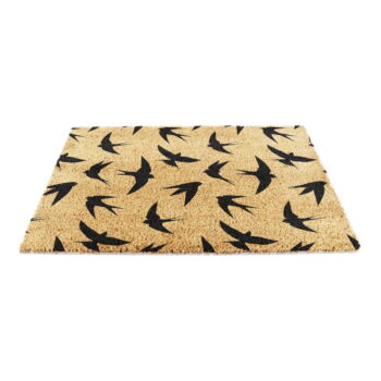 Rohožka z kokosového vlákna 60x90 cm Swallows – Artsy Doormats - Image 4