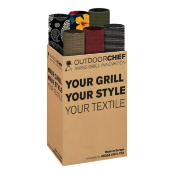 Hnedý ochranný obal na gril 238x0.2x58 cm Arosa - Outdoorchef – Obrázok 3