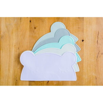 Svetlomodré silikónové prestieranie Kindsgut Bear, 48 x 25 cm - Image 6