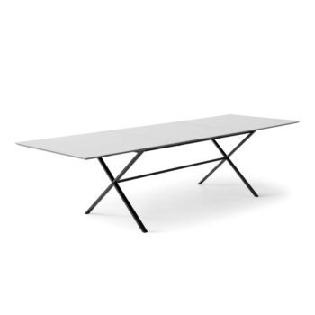 Biely rozkladací jedálenský stôl s bielou doskou 90x165 cm Meza – Hammel Furniture - Image 2