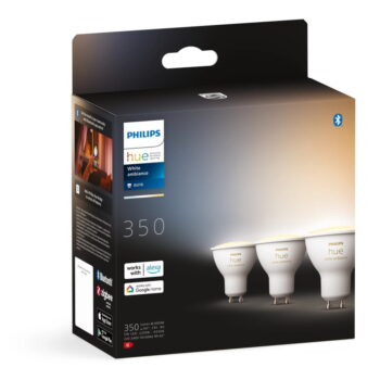 LED žiarovky v súprave 3 ks GU10, 4 W White ambiance – Philips Hue - Image 3