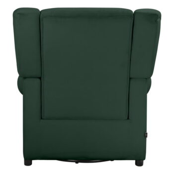 Zelené zamatové hojdacie chesterfield kreslo Lillyse – Støraa - Image 7
