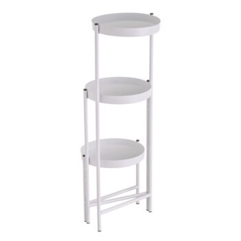 Kovový stojan na kvety (výška 60 cm) – Casa Selección – Obrázok 3