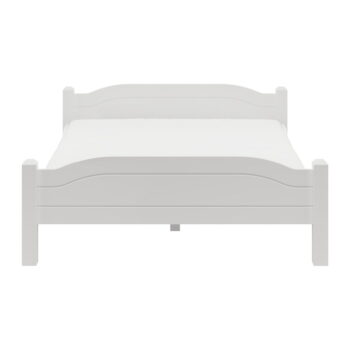 Biela dvojlôžková posteľ z borovicového dreva 180x200 cm Liva – Olivia Living – Obrázok 3