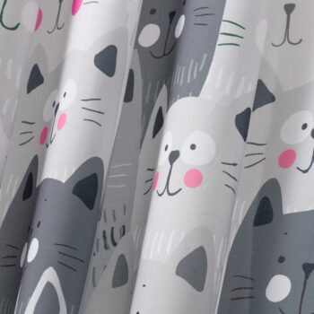 Sprchový záves Casa Selección Gatos, 180 × 200 cm - Image 2