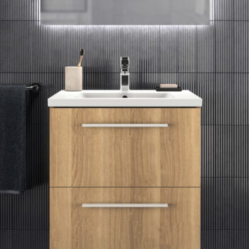 Závesná skrinka pod umývadlo v dekore duba v prírodnej farbe 60x63 cm i.Life B – Ideal Standard - Image 10