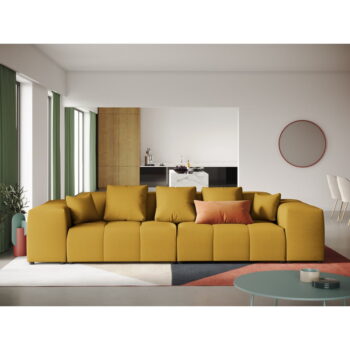 Žltá pohovka 320 cm Rome - Cosmopolitan Design - Image 5