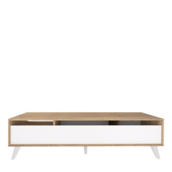TV stolík v dekore duba v bielo-prírodnej farbe 165x43 cm Prism – TemaHome – Obrázok 8