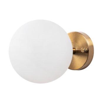 Nástenné svietidlo v bielej a bronzovej farbe ø 15 cm Atmaca – Opviq lights - Image 2