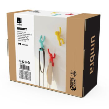 Nástenné háčiky v súprave 3 ks Buddy – Umbra - Image 3