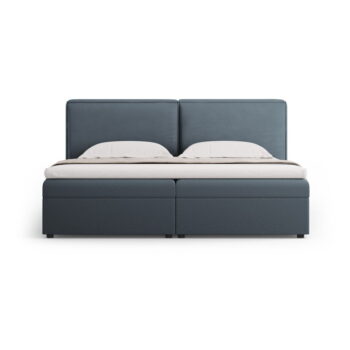 Modrá boxspring posteľ s úložným priestorom 180x200 cm Arendal – Cosmopolitan Design - Image 5