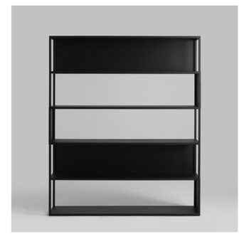 Čierna knižnica CustomForm Hyller, 150 × 180 cm – Obrázok 5