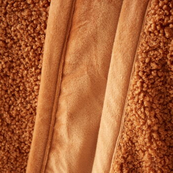 Oranžová deka z mikroplyšu 130x170 cm Velvet Boucle – Catherine Lansfield - Image 2