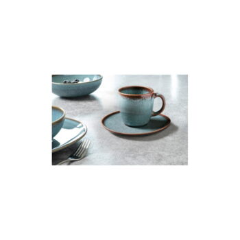 Tyrkysovo-hnedý kameninový tanierik Villeroy & Boch Like Lave, 15,5 x 15 cm - Image 4