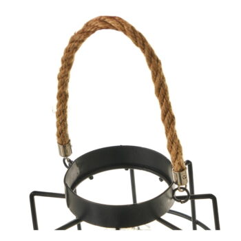 Čierna stolová lampa (výška  20,5 cm) – Casa Selección - Image 4