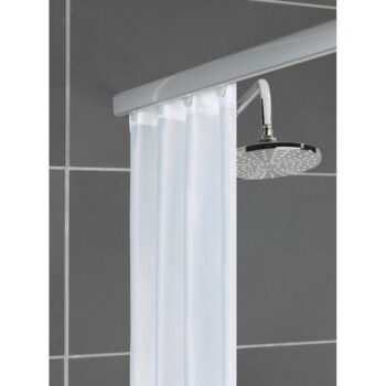 Tyč na sprchový záves v lesklo striebornej farbe 75 - 125 cm Era – Wenko - Image 5