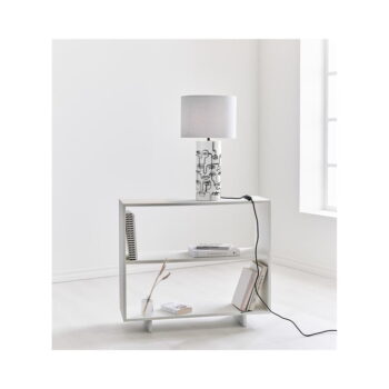 Biela stolová lampa s potlačou Markslöjd Family, výška 61,5 cm - Image 4